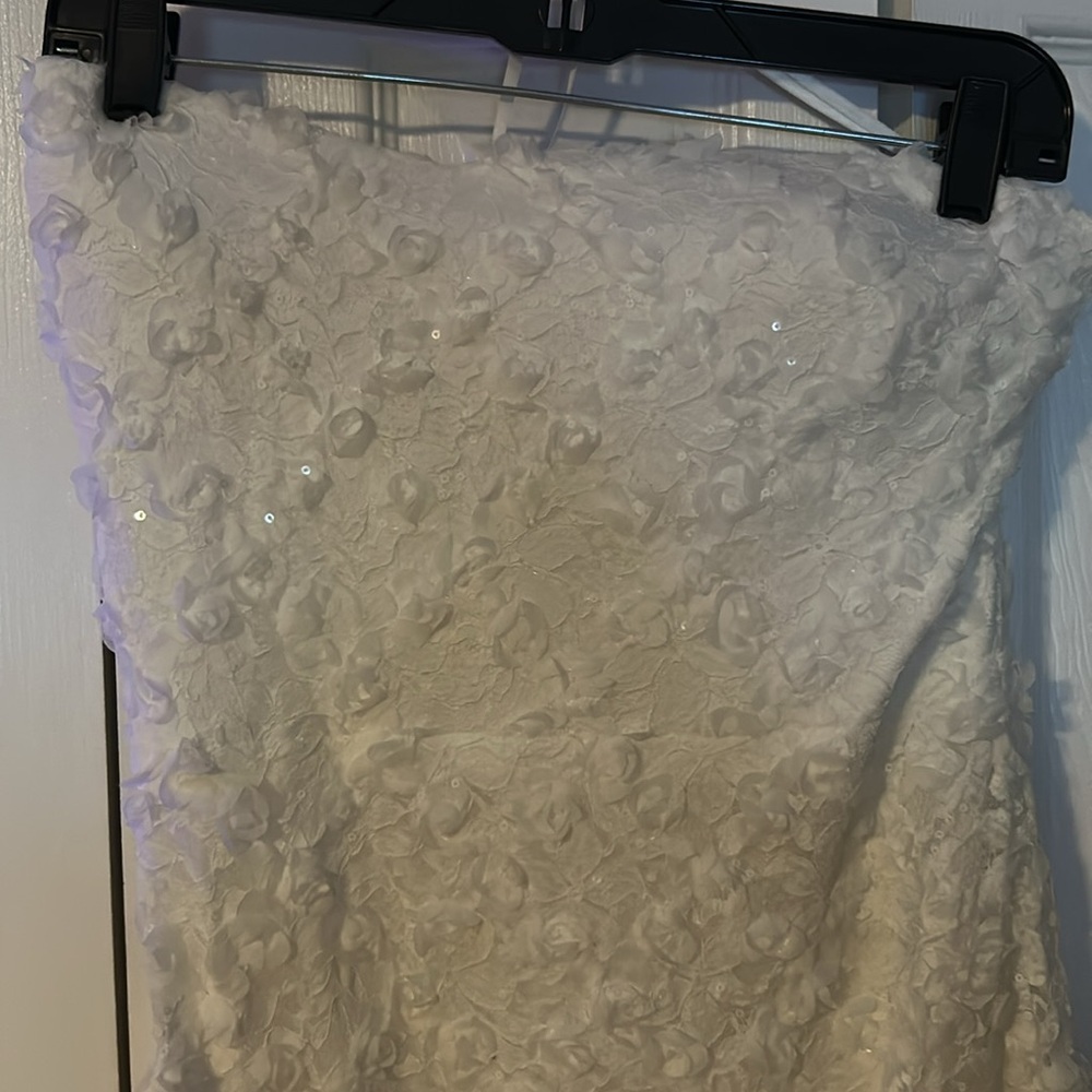 White Party Maxi Dress-WHITE Fashion Nova LUXE, (form-fitting) - Picture 11 of 13